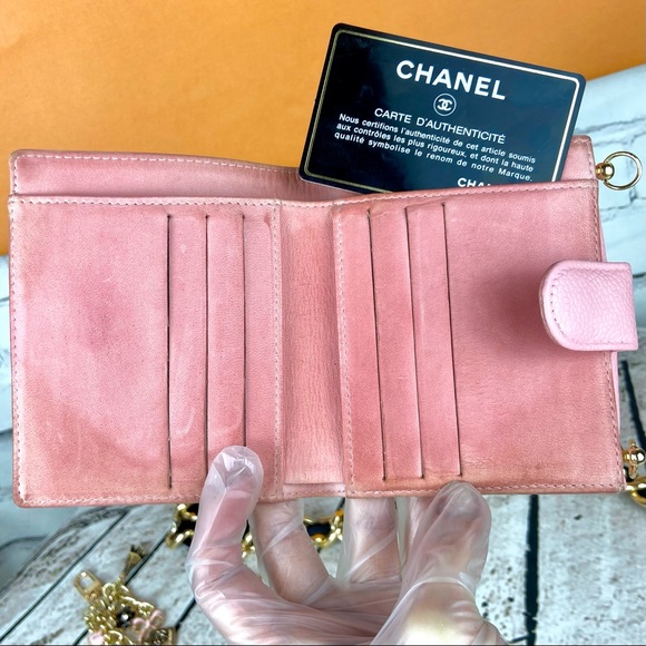 Chanel compact wallet crossbody or belt chain bum bag with keychain bag charm - Picture 6 of 16